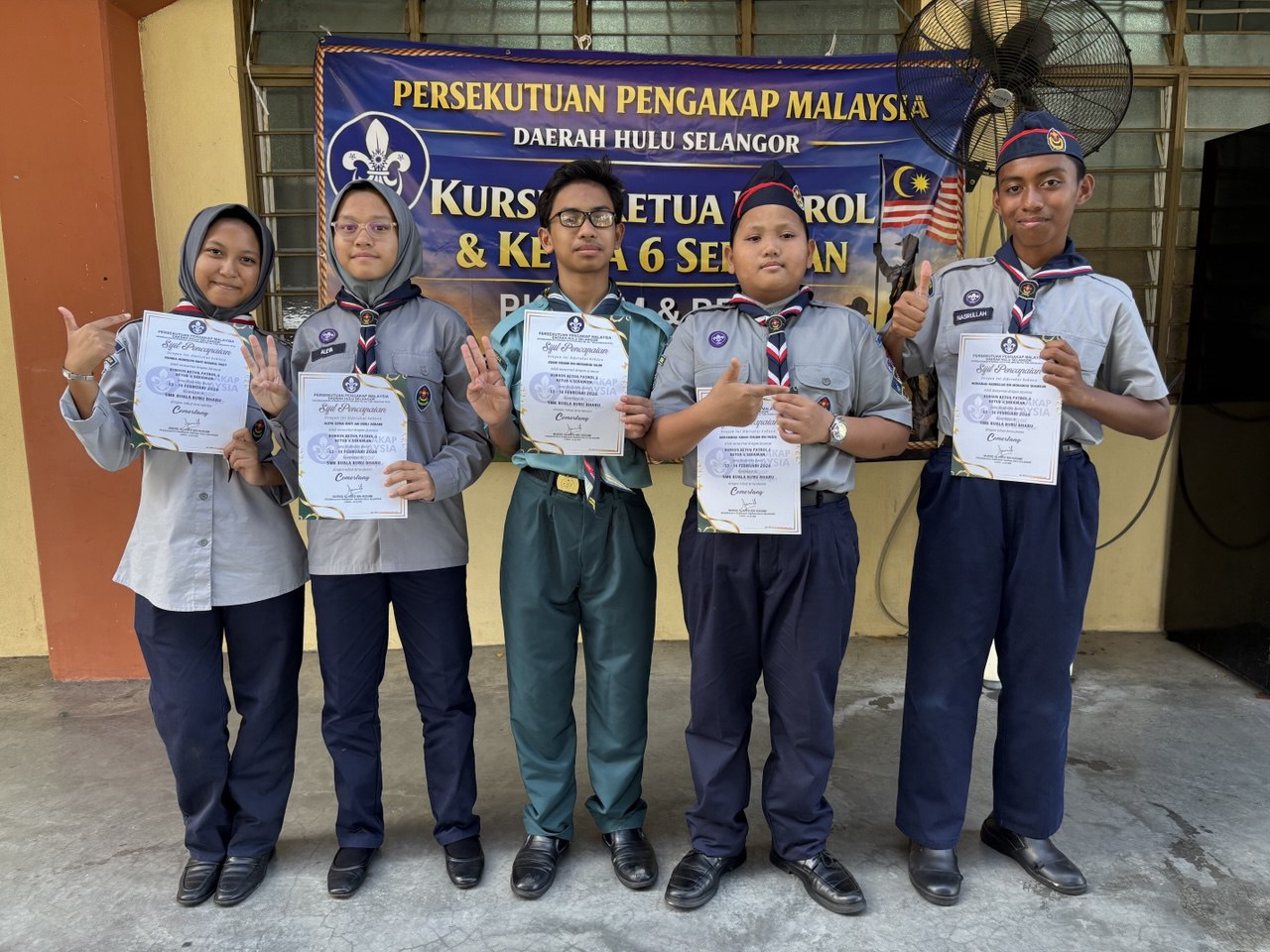 Documentation from the 2026 patrol and sixer leadership course