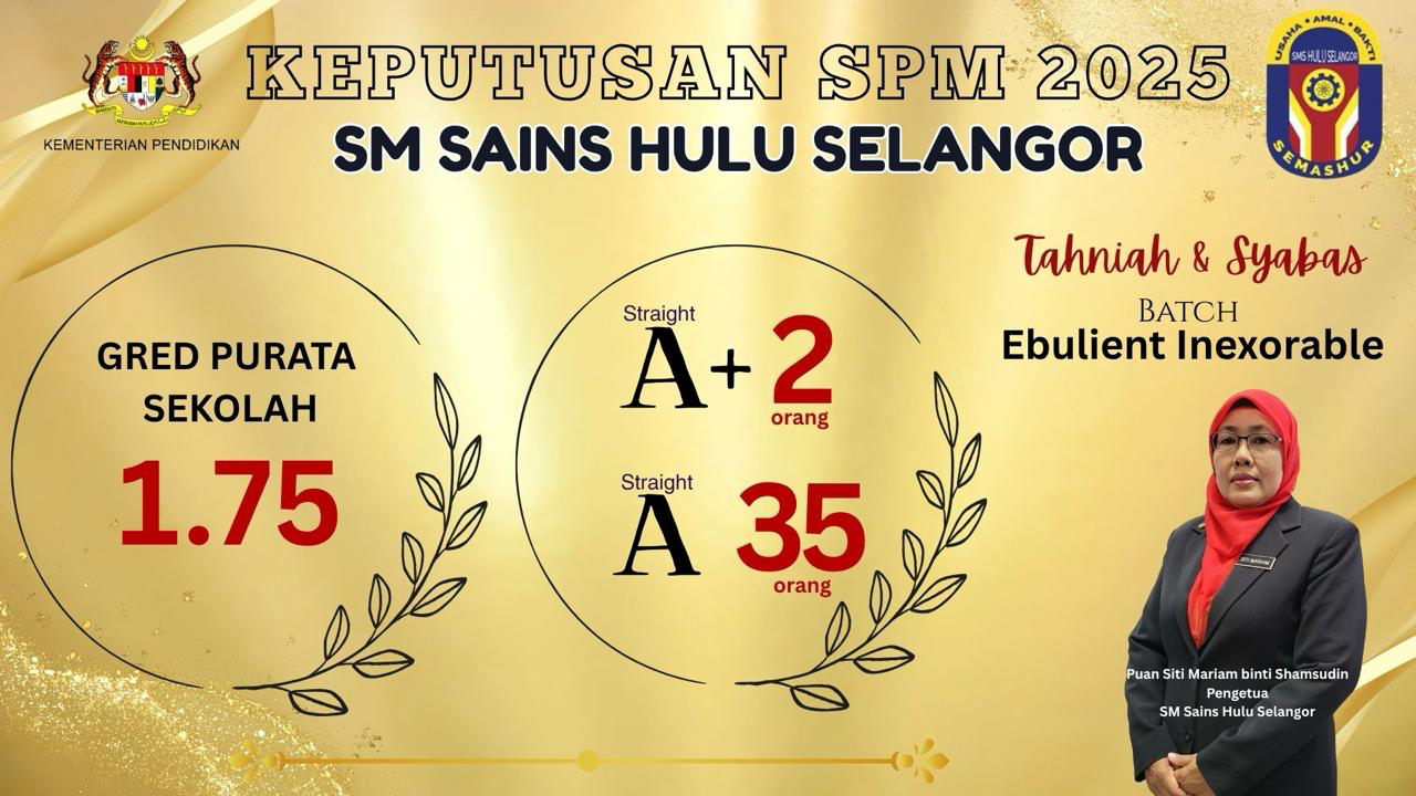 Documentation from the SPM 2025 results announcement