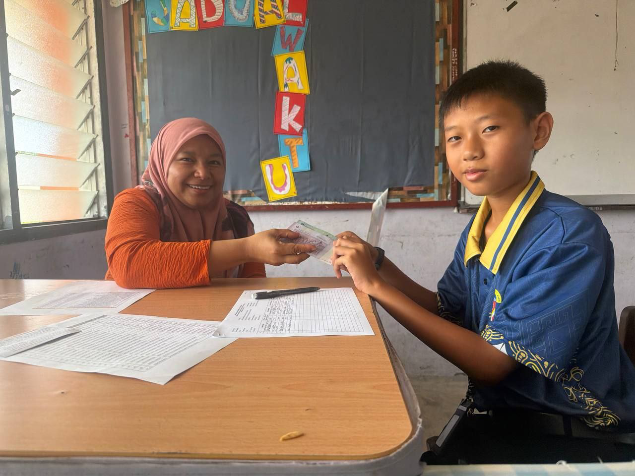 Documentation from the 2026 school aid distribution ceremony